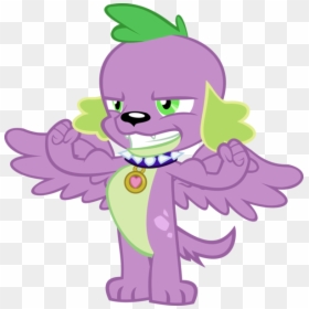 My Little Pony Friendship Is Magic Spike Wings, HD Png Download - flexing png