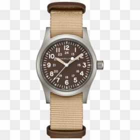 Khaki Field Mechanical Mechanical Watch"  Class="gallery - Hamilton Khaki Field Mechanical Brown Dial, HD Png Download - watch hand png