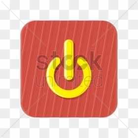 Power Button Vector Image - Circle, HD Png Download - button vector png