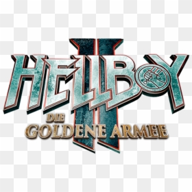Hellboy Golden Army Title Transparent, HD Png Download - hellboy logo png