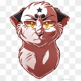 Warriors Cat Blackstar Leafpool Drawing, HD Png Download - warrior cats png