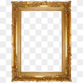 High Resolution Golden Frame Png, Transparent Png - paint frame png