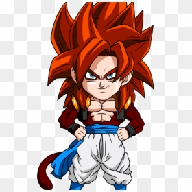 Gogeta Ssj4 Png -gogeta Ss4 Wallpaper - Gogeta Super Saiyan 4 Chibi, Transparent Png - gogeta ssj4 png