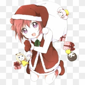Yuru Yuri Akari Christmas, HD Png Download - elfen lied lucy png