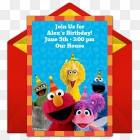 Super Bowl 2020 Party Invitation, HD Png Download - elmo birthday png