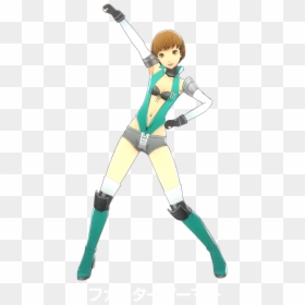 Chie Satonaka In Her Fighter Armor Alternate Costume - Persona 4 High Cut Armor, HD Png Download - naoto shirogane png