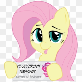 Ears Clipart Tongue - My Little Pony Friendship, HD Png Download - fluttershy cutie mark png