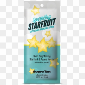 Sparkling Starfruit Natural Bronzer Pkt- Buy 7 Packets - Supre Tan, HD Png Download - star fruit png