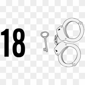 Transparent Handcuffs Vector Png - Circle, Png Download - handcuffs vector png