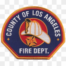 Patch Of The Los Angeles County Fire Department - Angeles County Fire Department, HD Png Download - firefighter symbol png