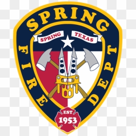 Spring Fire Department Logo, HD Png Download - firefighter symbol png