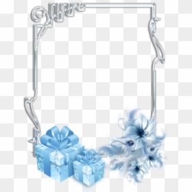 Borders And Frames Christmas Day Picture Frames Portable - Christmas Frame Png Blue, Transparent Png - fancy gold border png