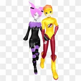 Young Justice Images Jinx And Kid Flash Wallpaper And - Latex Clothing, HD Png Download - young justice png