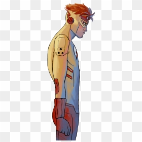 #wally West #spitfire #young Justice #kid Flash#freetoedit - Spitfire Young Justice Quotes, HD Png Download - young justice png