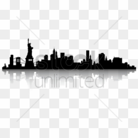 Skyline Clipart Bahrain - Clipart New York Silhouette Skyline, HD Png Download - skyline clipart png
