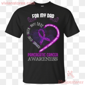 Active Shirt, HD Png Download - purple cancer ribbon png