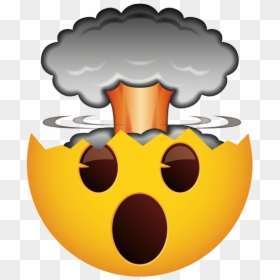 Head Explode Gif Icon, HD Png Download - flushed face emoji png
