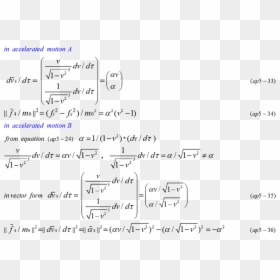 Vector Transformation - Derive Lorentz Acceleration Transformation Equation, HD Png Download - broken handcuffs png