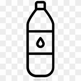 Botella De Agua Página Para Colorear - Drawings Of A Water Bottle, HD Png Download - botella de agua png
