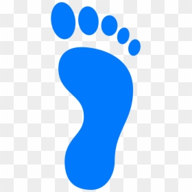 Blue Footprint Png, Transparent Png - footprint png