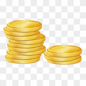 Transparent Coins Png, Png Download - stack of money png