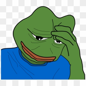 Pepe The Frog Facepalm, HD Png Download - facepalm png