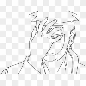 Face Palm Drawing, HD Png Download - facepalm png