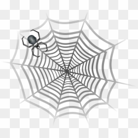 Grey Spider Web Png, Transparent Png - spiderweb png