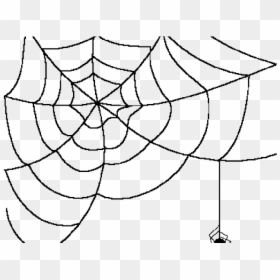 Halloween Spider Web Clipart, HD Png Download - spiderweb png