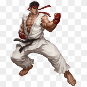 Ryu From Street Fighter, HD Png Download - ryu png