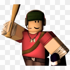Roblox Tf2 Scout, HD Png Download - roblox head png