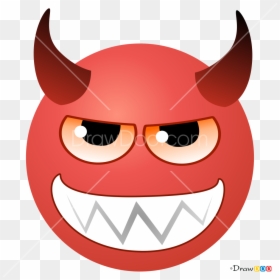 Drawing, HD Png Download - devil emoji png