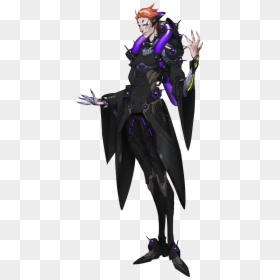 Overwatch Moira Blackwatch Skin, HD Png Download - soldier 76 png