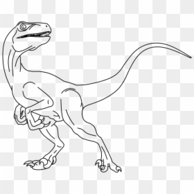 Velociraptor Blue Para Colorear, HD Png Download - velociraptor png