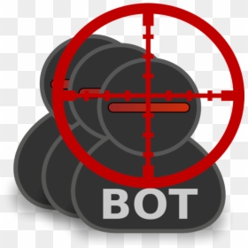 Kim Jong Un Target Sign, HD Png Download - crosshairs png