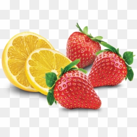 Strawberry And Lemon Png, Transparent Png - lemonade png