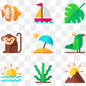 Tropical Icon Png Transparent, Png Download - tropical png