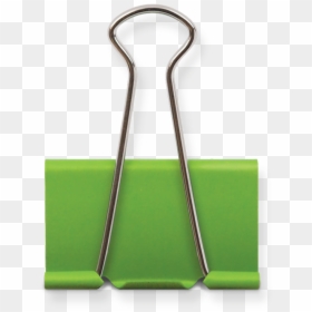 Binder Clip Png, Transparent Png - green png