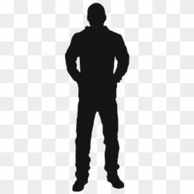 Man Silhouette On Transparent Background, HD Png Download - human silhouette png