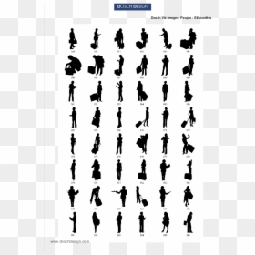 Silhouette, HD Png Download - human silhouette png