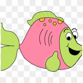 Cartoon Clipart Cute Transparent Fish, HD Png Download - tropical png