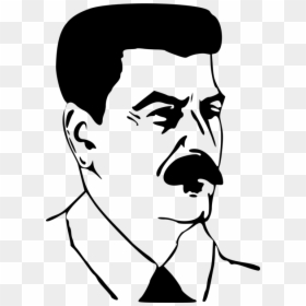 Joseph Stalin Face Outline, HD Png Download - stalin png