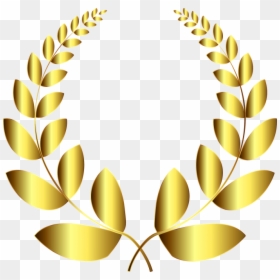 Gold Laurel Wreath Clipart, HD Png Download - laurel png