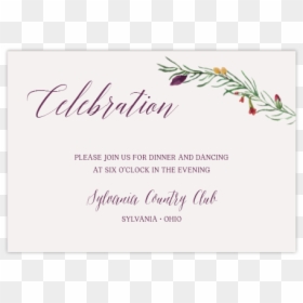 Calligraphy, HD Png Download - laurel png