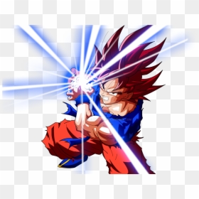 Goku Kamehameha Super Saiyan, HD Png Download - spray paint png
