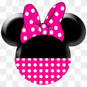 Pink Minnie Mouse Head, HD Png Download - mickey mouse head png
