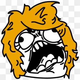 Troll Face Meme Girl, HD Png Download - meme face png