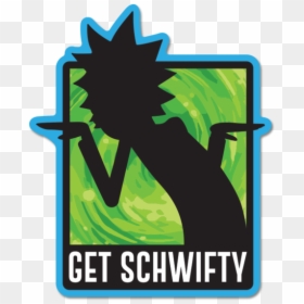 Rick And Morty Stickers Get Schwifty, HD Png Download - morty png