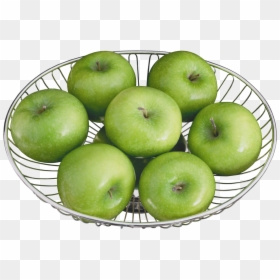 Apples In A Bowl Clipart, HD Png Download - bowl png