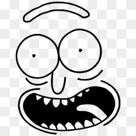 Rick And Morty Black And White, HD Png Download - morty png